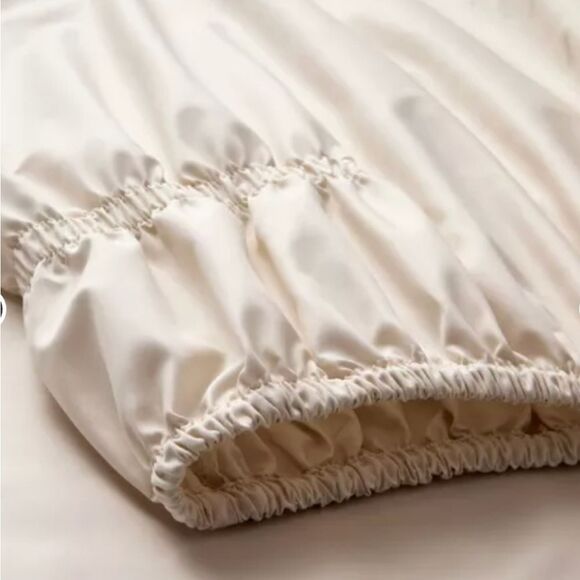 250 Thread Count Percale Sheet Set - Casaluna -Natural - Picture 2 of 4